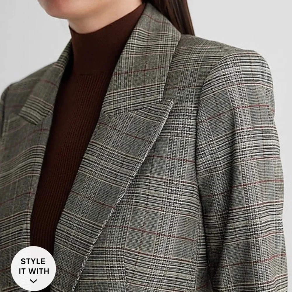 Express Plaid blazer - Picture 3 of 13
